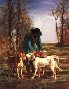 constant troyon gamekeeper oil painting artist